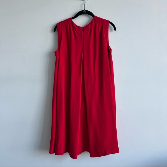 Alexander McQueen Red Cape-Back Mini Dresss - Picture 2 of 10